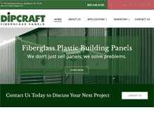 Tablet Screenshot of dipcraft.com